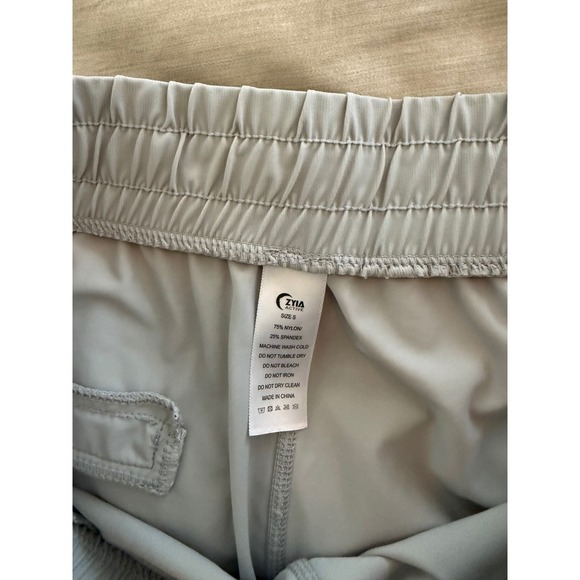 Zyia Active Jogger Pants Women's Small Gray Drawstring Zip Ankle‎ Athleisure - Picture 6 of 7